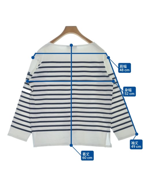 SAINT JAMES（セントジェームス）Tシャツ・カットソー 白 サイズ:5-46(ML位) メンズ/2200639093109