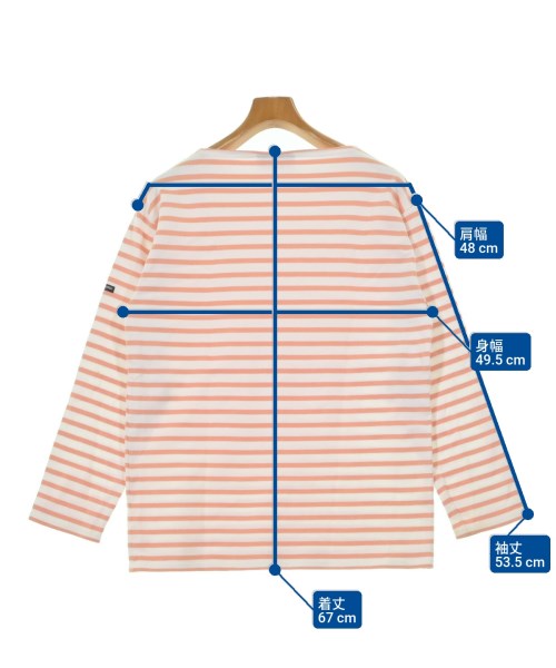 SAINT JAMES（セントジェームス）Tシャツ・カットソー オレンジ サイズ:5(ML位) メンズ/2200644947077