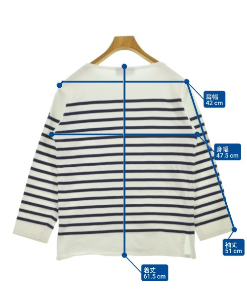 SAINT JAMES（セントジェームス）Tシャツ・カットソー 白 サイズ:3-42(SM位) レディース/2200650448155