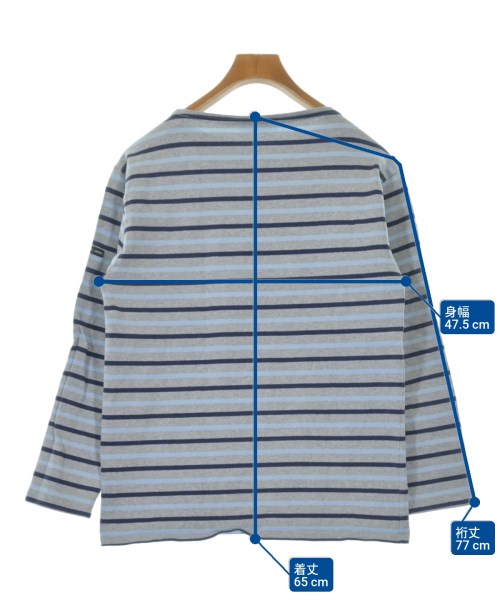 SAINT JAMES（セントジェームス）Tシャツ・カットソー グレー サイズ:M メンズ/2200641617164