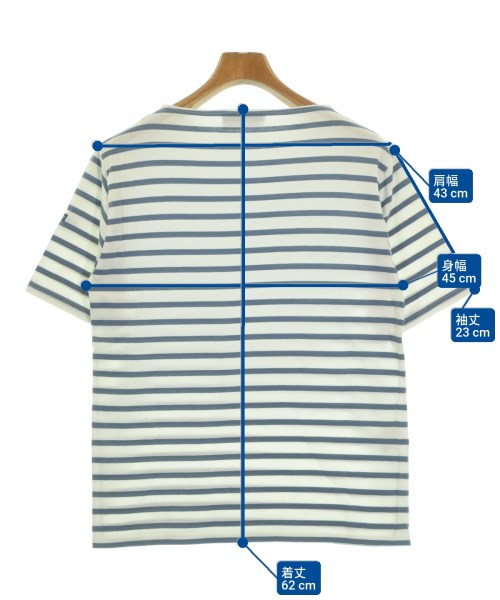 SAINT JAMES（セントジェームス）Tシャツ・カットソー 青 サイズ:3(SM位) レディース/2200642379030