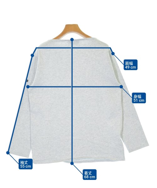 SAINT JAMES（セントジェームス）Tシャツ・カットソー グレー サイズ:4PON(M位) メンズ/2200702724046