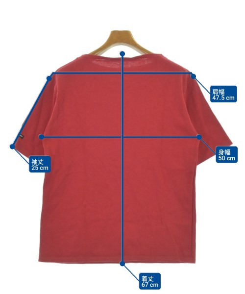 SAINT JAMES（セントジェームス）Tシャツ・カットソー 赤 サイズ:5(ML位) メンズ/2200700656158