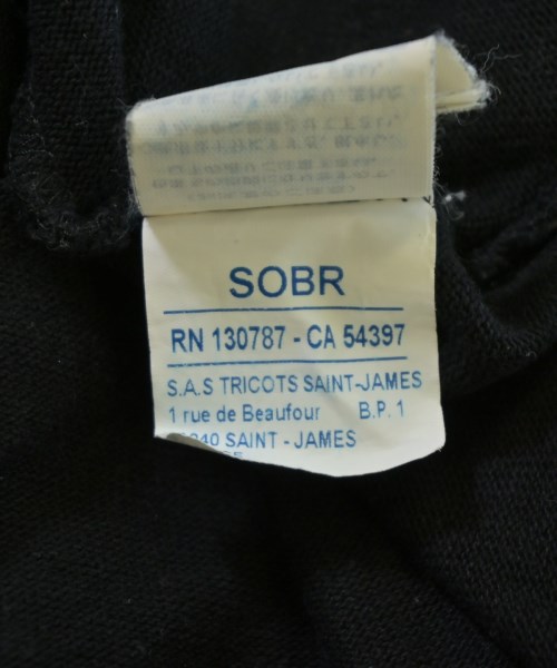 SAINT JAMES（セントジェームス）Tシャツ・カットソー 黒 サイズ:1-38(XS位) レディース/2200706199079