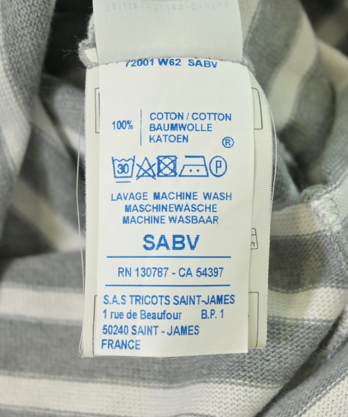 SAINT JAMES（セントジェームス）Tシャツ・カットソー グレー サイズ:L メンズ/2200706345049