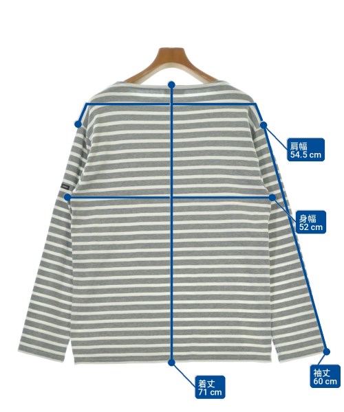 SAINT JAMES（セントジェームス）Tシャツ・カットソー グレー サイズ:L メンズ/2200706345049