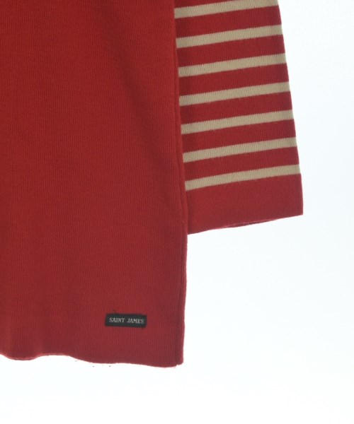 SAINT JAMES（セントジェームス）ニット・セーター 赤 サイズ:S メンズ/2200663162055