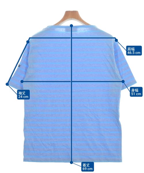 SAINT JAMES（セントジェームス）Tシャツ・カットソー 青 サイズ:5(ML位) メンズ/2200659890047