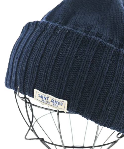 SAINT JAMES（セントジェームス）ニットキャップ・ビーニー 紺 サイズ:F メンズ/2200662950110