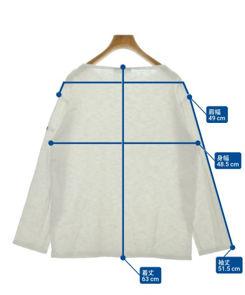 SAINT JAMES（セントジェームス）Tシャツ・カットソー 白 サイズ:M レディース/2200667159044