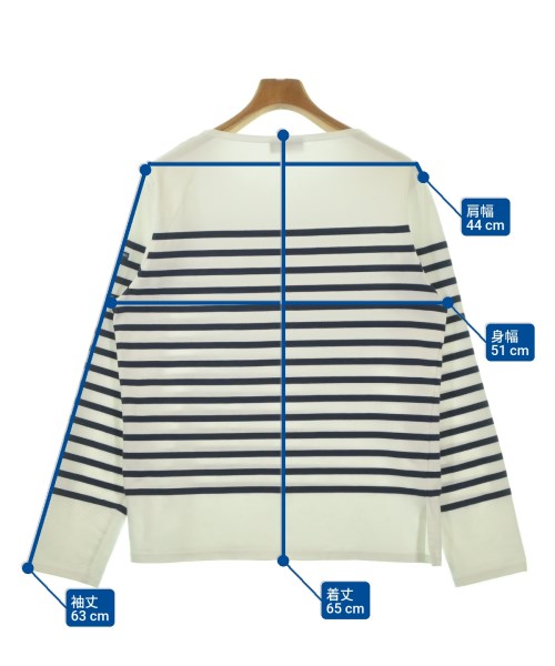 SAINT JAMES（セントジェームス）Tシャツ・カットソー 白 サイズ:L メンズ/2200672308031