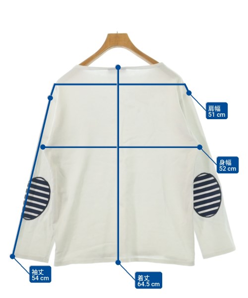 SAINT JAMES（セントジェームス）Tシャツ・カットソー 白 サイズ:5(ML位) メンズ/2200734861030