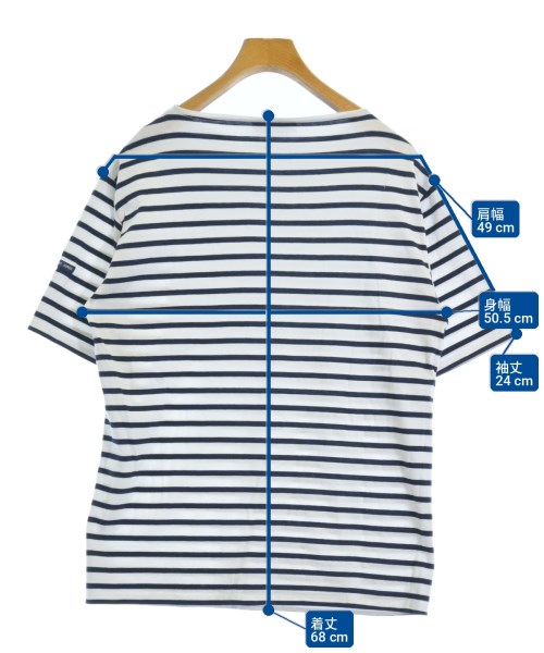 SAINT JAMES（セントジェームス）Tシャツ・カットソー 白 サイズ:46(M位) メンズ/2200726893155