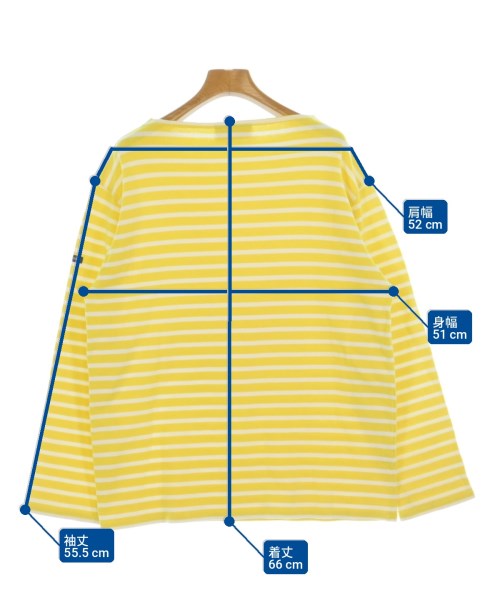 SAINT JAMES（セントジェームス）Tシャツ・カットソー 黄 サイズ:6SGPON(L位) メンズ/2200728392052