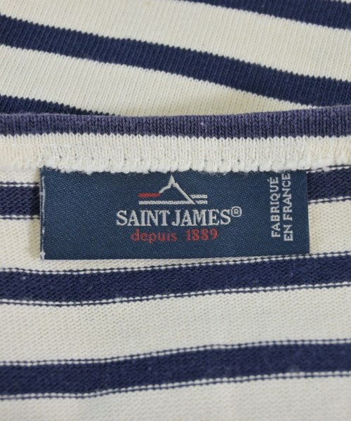 SAINT JAMES（セントジェームス）Tシャツ・カットソー 白 サイズ:M メンズ/2200719462030