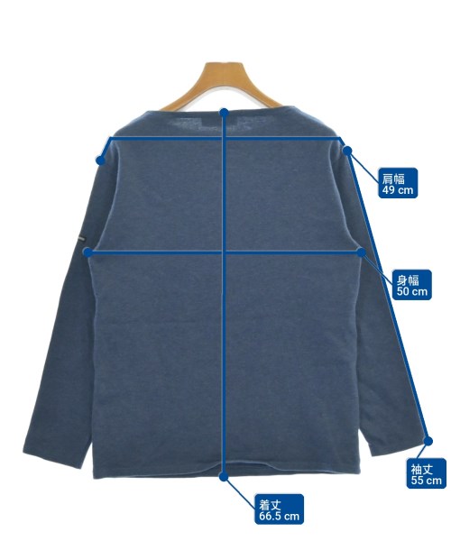 SAINT JAMES（セントジェームス）Tシャツ・カットソー 青 サイズ:3(SM位) レディース/2200724380039