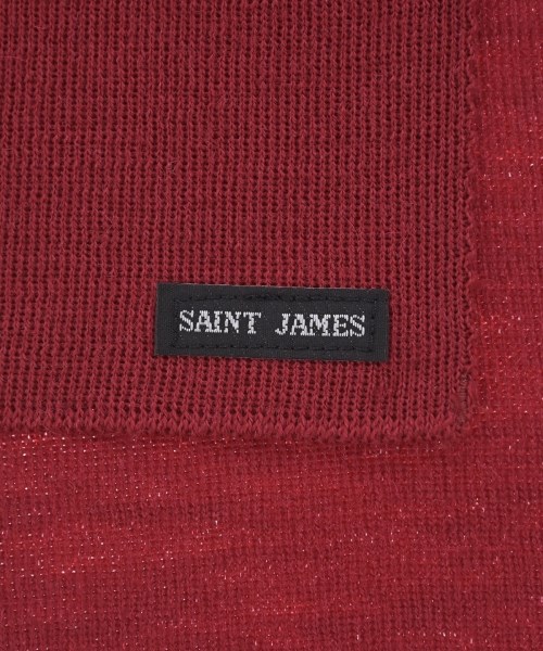 SAINT JAMES（セントジェームス）マフラー 赤 サイズ:- メンズ/2200677033075