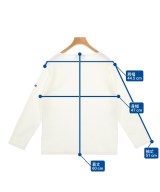 SAINT JAMES（セントジェームス）Tシャツ・カットソー 白 サイズ:3(SM位) レディース/2200683376012