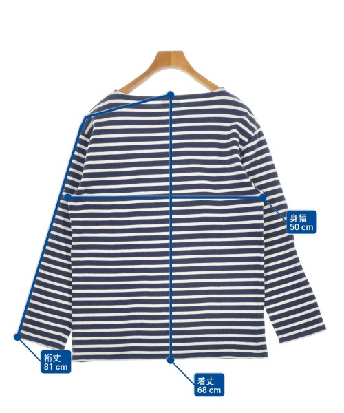 SAINT JAMES（セントジェームス）Tシャツ・カットソー 紺 サイズ:5(ML位) メンズ/2200684229232