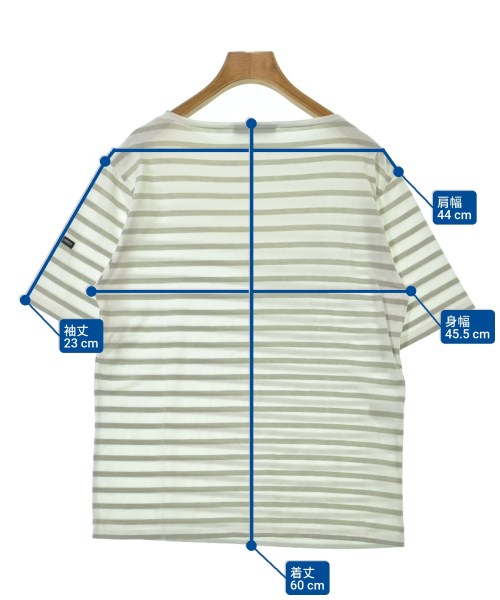 SAINT JAMES（セントジェームス）Tシャツ・カットソー 白 サイズ:3(SM位) レディース/2200689051043