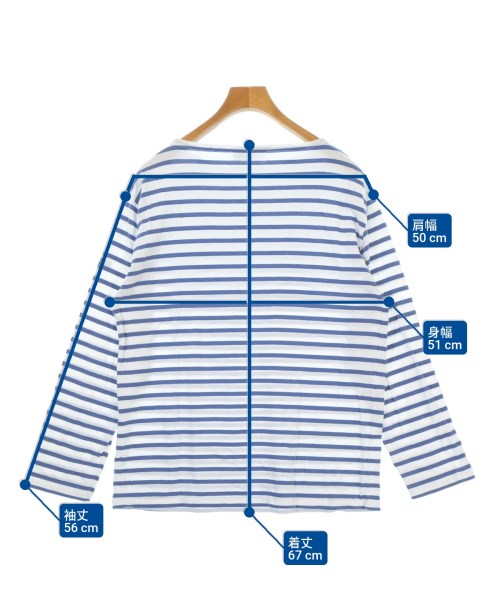 SAINT JAMES（セントジェームス）Tシャツ・カットソー 白 サイズ:5(ML位) メンズ/2200684040059