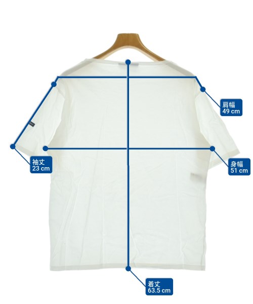 SAINT JAMES（セントジェームス）Tシャツ・カットソー 白 サイズ:40(ML位) メンズ/2200688086053