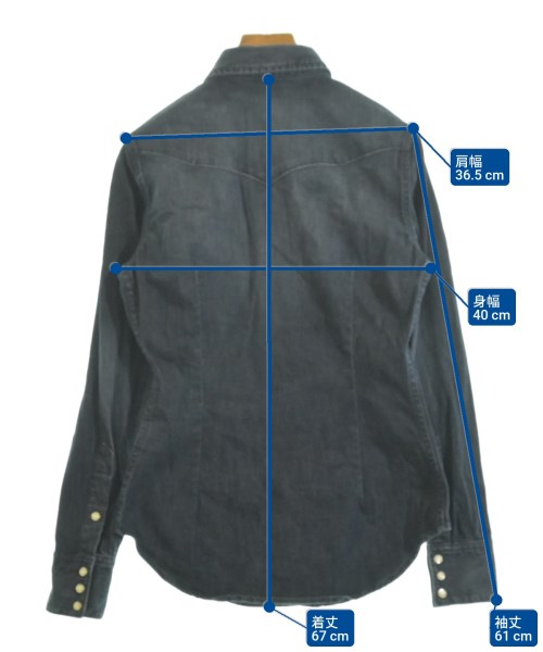 Ralph Lauren（ラルフローレン）カジュアルシャツ 紺 サイズ:4(M位) レディース/2200618868018