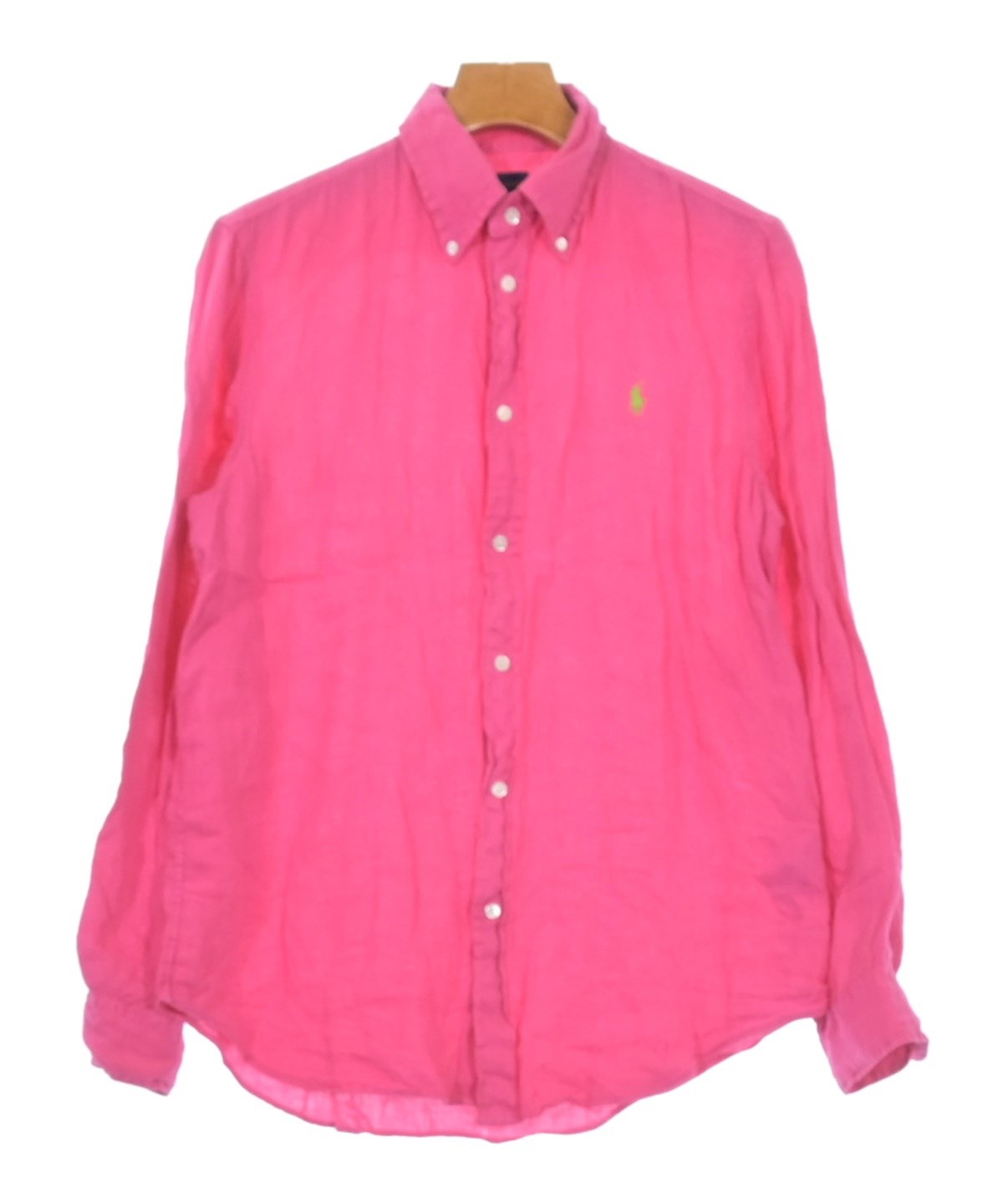 kaipoiラルフローレン　RALPH LAUREN リネン ピンク Ralph Lauren（ラルフローレン）カジュアルシャツ ピンク サイズ:M