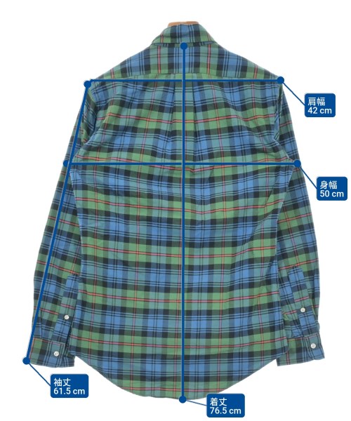 Ralph Lauren（ラルフローレン）カジュアルシャツ 緑 サイズ:XS メンズ/2200622413013