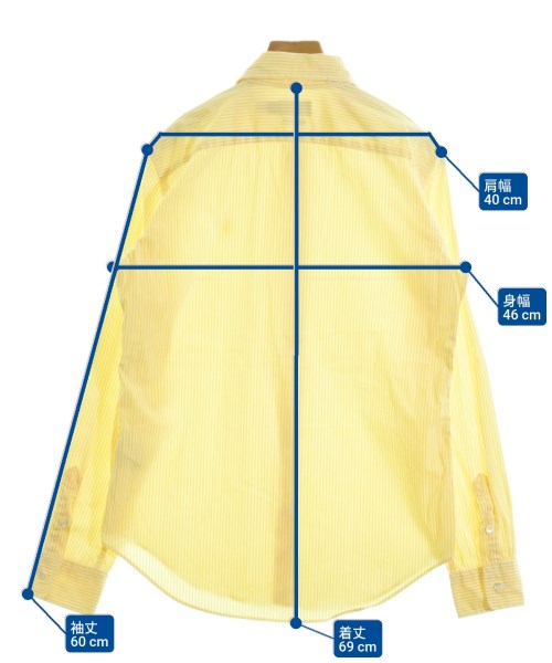 Ralph Lauren（ラルフローレン）カジュアルシャツ 黄 サイズ:4(XL位) レディース/2200636066021