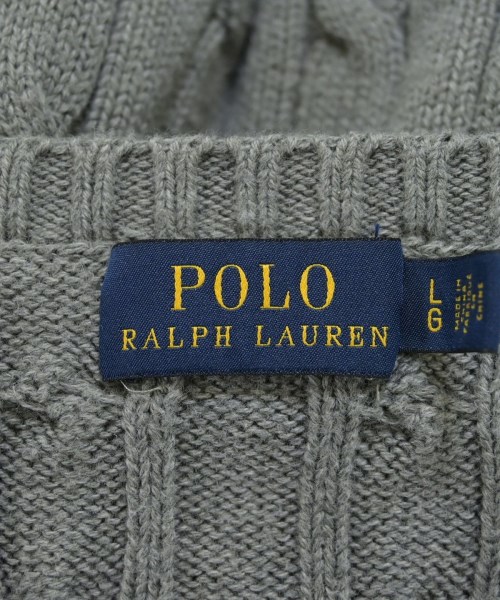 Ralph Lauren（ラルフローレン）ニット・セーター グレー サイズ:L レディース/2200628665010