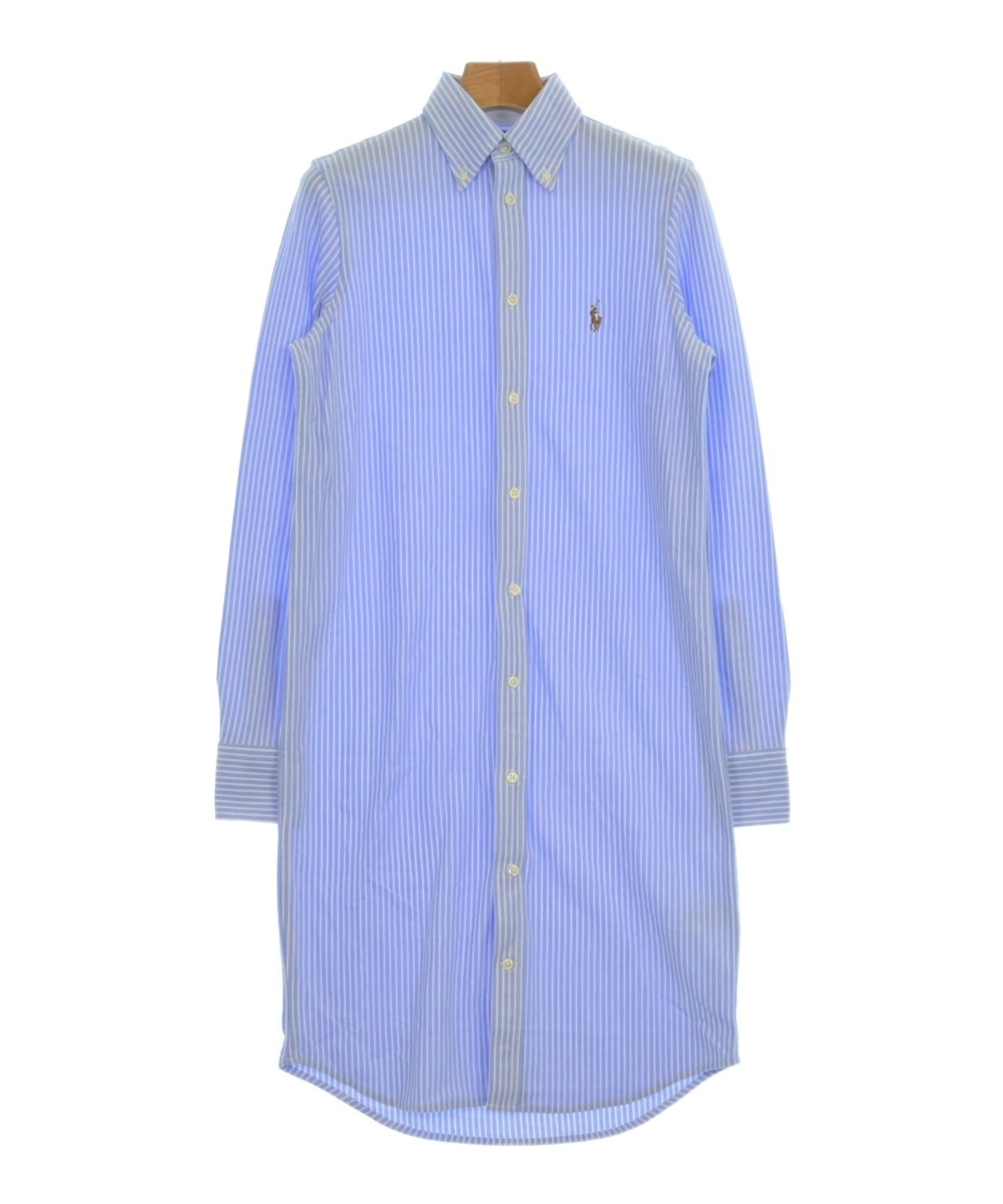 送料関税込み☆LAUREN RALPH LAUREN シャツワンピース Polo Ralph Lauren(ポロラルフローレン)シャツワンピース 青