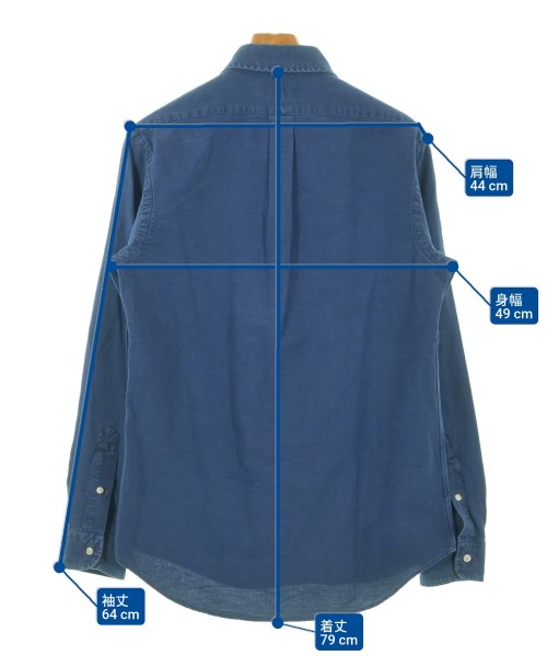 Polo Ralph Lauren（ポロラルフローレン）カジュアルシャツ 青 サイズ:S メンズ/2200618205080