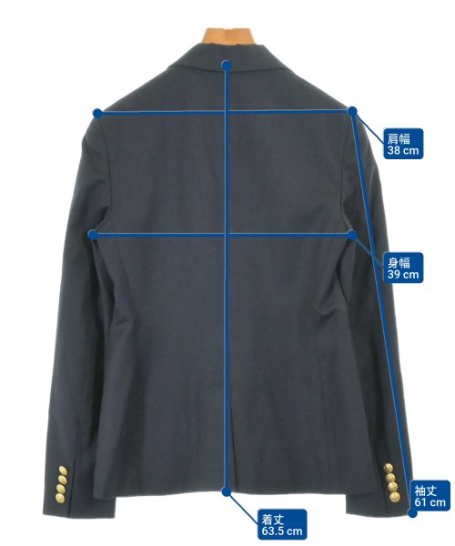 Ralph Lauren（ラルフローレン）テーラードジャケット 紺 サイズ:4(XL位) レディース/2200609910016