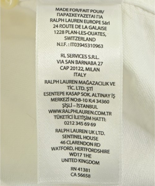 Polo Ralph Lauren（ポロラルフローレン）カジュアルシャツ 白 サイズ:M メンズ/2200619837020