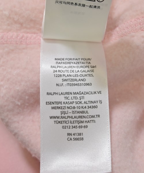 Ralph Lauren（ラルフローレン）パーカー ピンク サイズ:-(M位) レディース/2200602623098