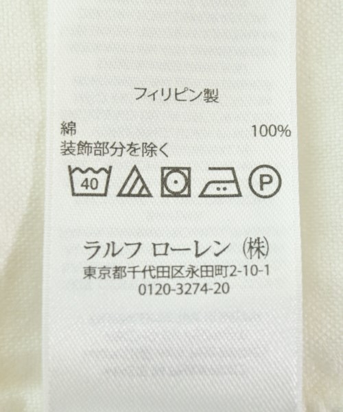 Polo Ralph Lauren（ポロラルフローレン）カジュアルシャツ 白 サイズ:S メンズ/2200601662050