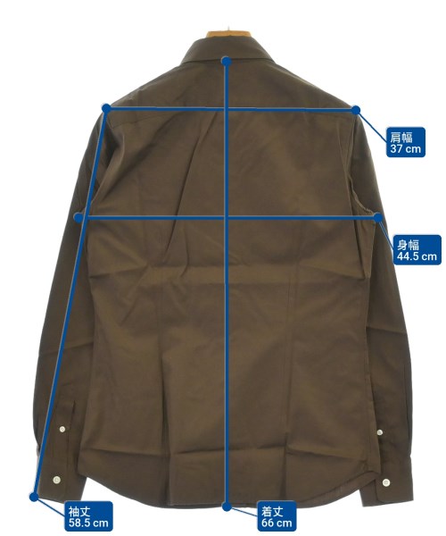 Ralph Lauren（ラルフローレン）ドレスシャツ 茶 サイズ:9(M位) レディース/2200606889292