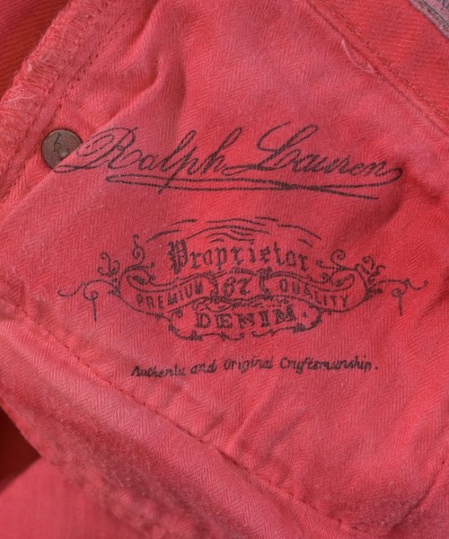 Ralph Lauren（ラルフローレン）デニムパンツ 赤 サイズ:26(M位) レディース/2200695209049