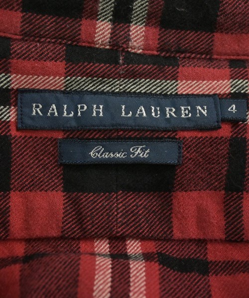 Ralph Lauren（ラルフローレン）カジュアルシャツ 赤 サイズ:4(M位) レディース/2200633776350