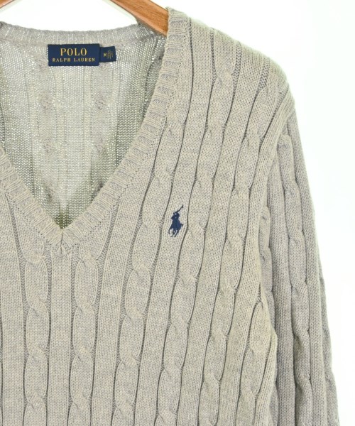 Ralph Lauren（ラルフローレン）ニット・セーター グレー サイズ:M レディース/2200702916090