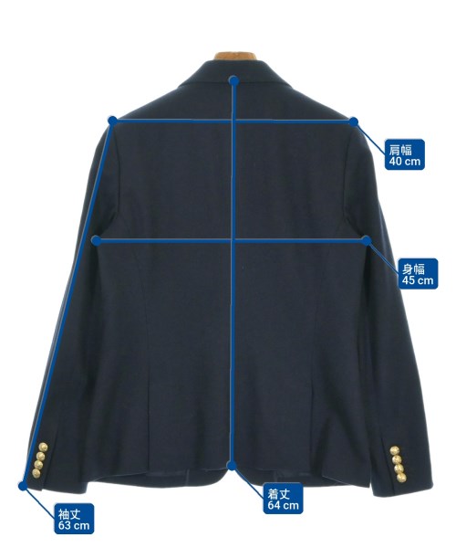 Ralph Lauren（ラルフローレン）ジャケット 紺 サイズ:3(L位) レディース/2200734641021