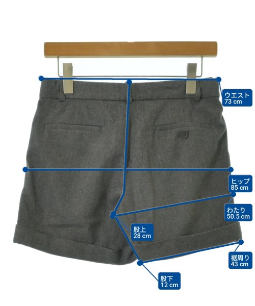 Ralph Lauren（ラルフローレン）ショートパンツ グレー サイズ:2(M位) レディース/2200734830067