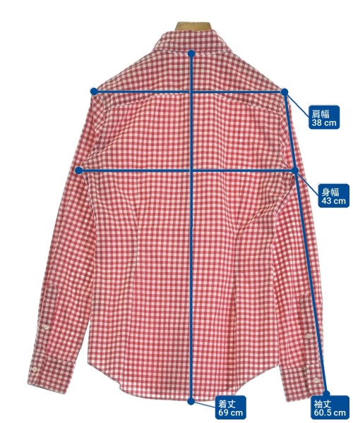 Polo Ralph Lauren（ポロラルフローレン）カジュアルシャツ 赤 サイズ:4(XL位) レディース/2200720114041