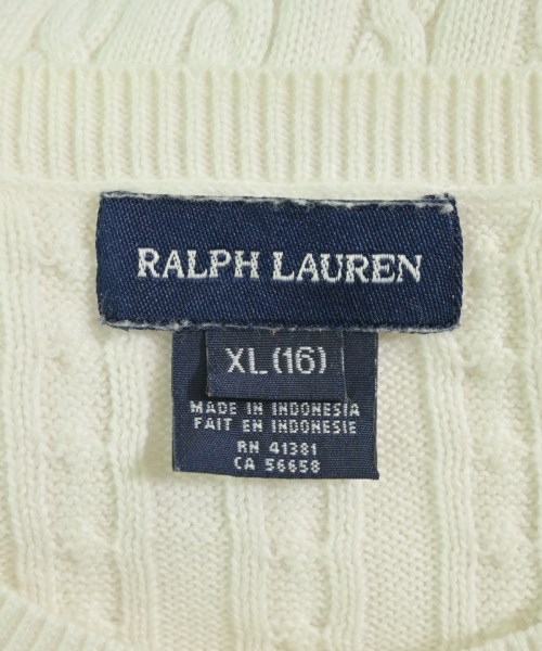Ralph Lauren（ラルフローレン）カーディガン 白 サイズ:XL レディース/2200724612093