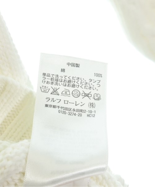 Ralph Lauren（ラルフローレン）ニット・セーター 白 サイズ:M レディース/2200724612109