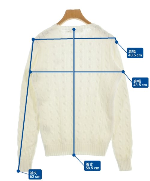 Ralph Lauren（ラルフローレン）ニット・セーター 白 サイズ:M レディース/2200724612109