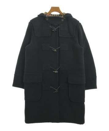 未使用　バーバリーブルーレーベル　ラムレザー ダッフルコート 黒　M BURBERRY BLUE LABEL（バーバリーブルーレーベル）ダッフルコート 黒