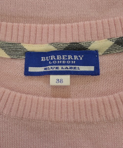 BURBERRY BLUE LABEL（バーバリーブルーレーベル）ニット・セーター ピンク サイズ:38(M位) レディース/2200632773015