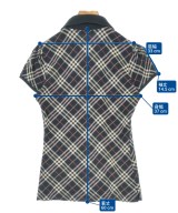 BURBERRY BLUE LABEL（バーバリーブルーレーベル）ポロシャツ 黒 サイズ:38(M位) レディース/2200610706134